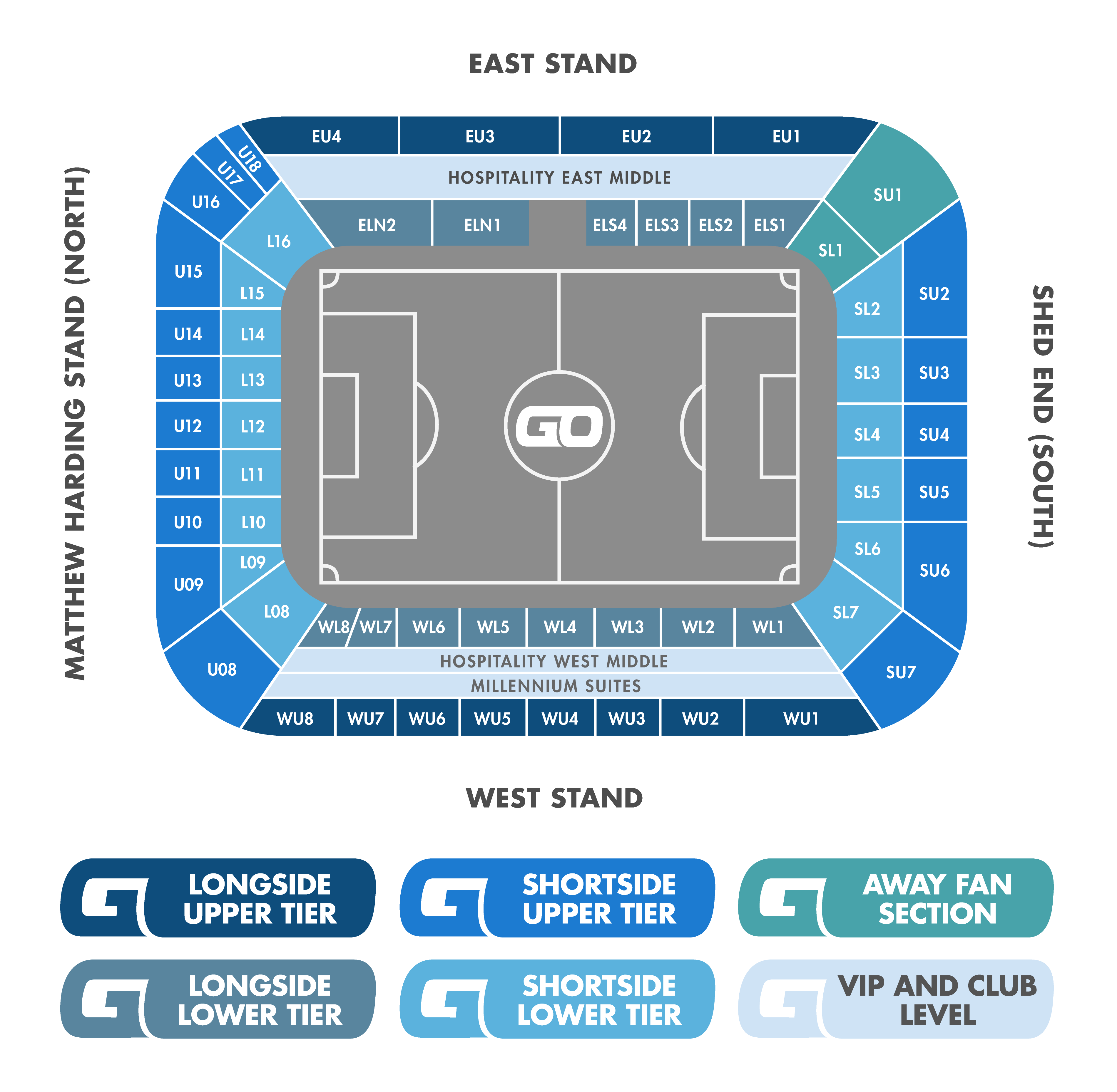 Chelsea Shed End Upper Seating Plan Edim Chelsea Shed End Upper Seating Plan Edim